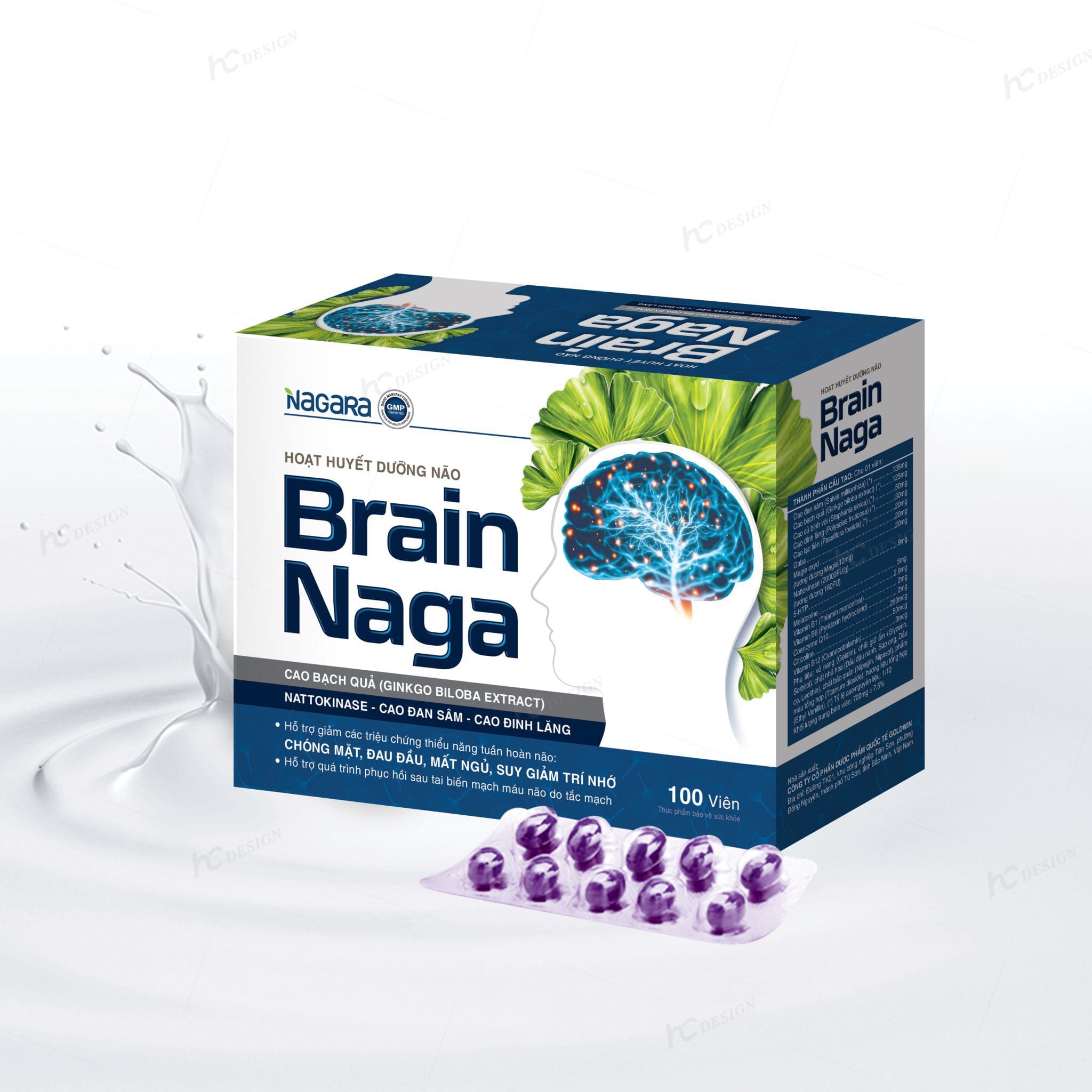 HOẠT HUYẾT DƯỠNG NÃO BRAIN NAGA