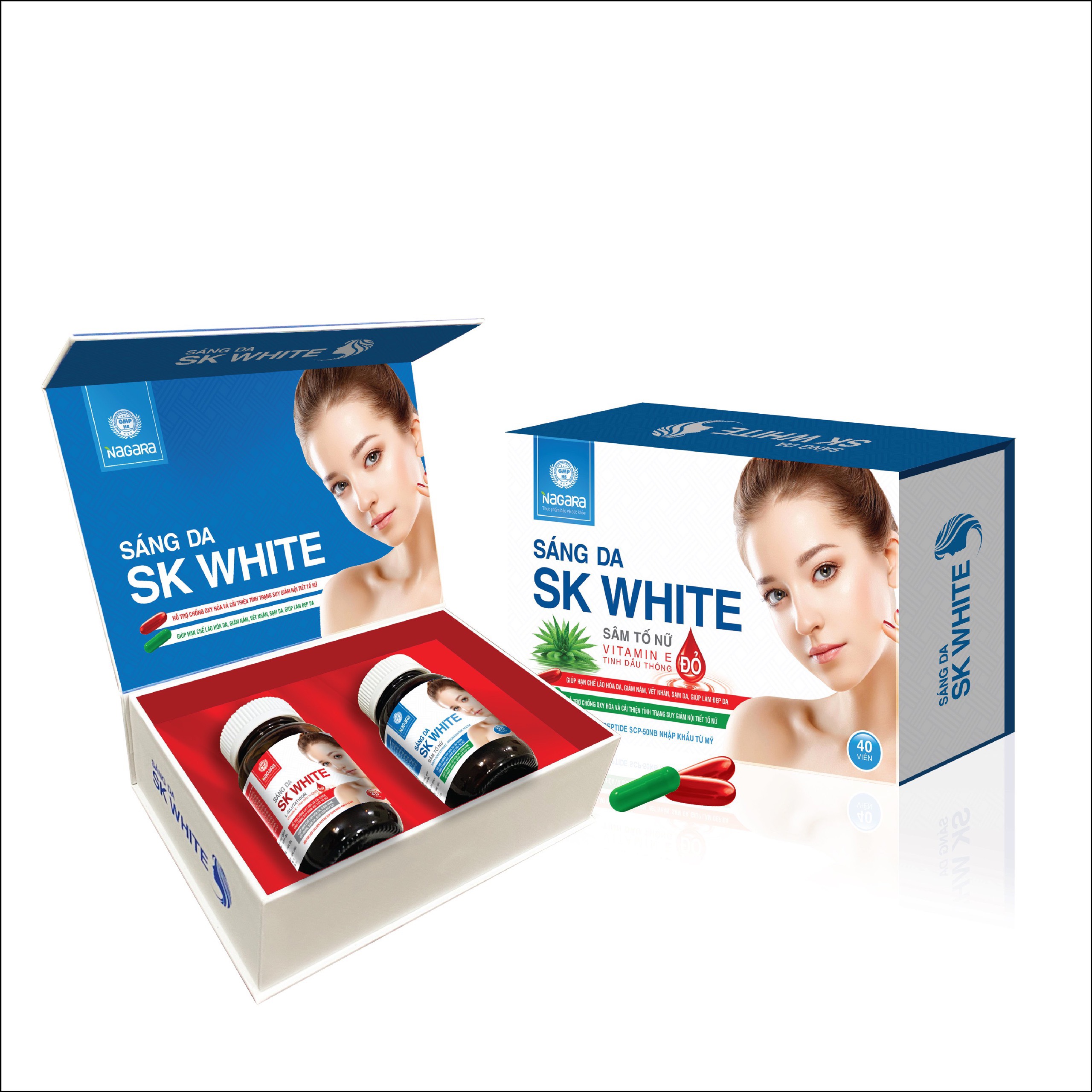 SÁNG DA SK WHITE