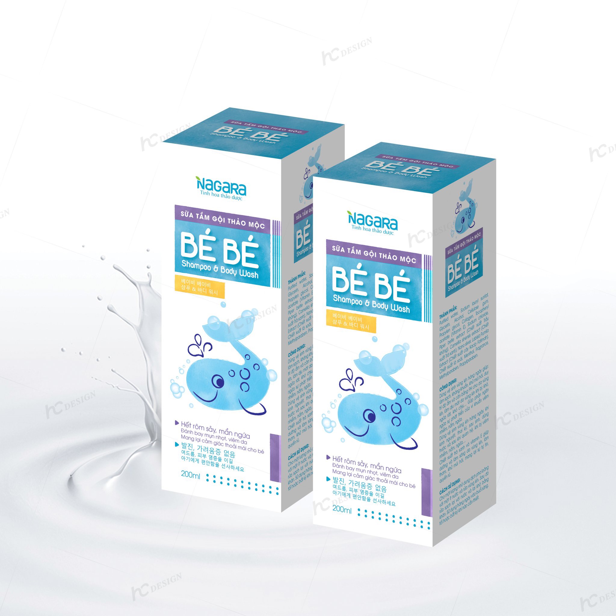 SỮA TẮM GỘI THẢO MỘC BÉ BÉ